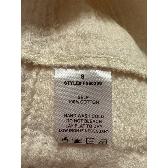 Calista Smocked Waist Prairie, Cottage Core, Cowgirl, Festival, Boho, Skirt S - Picture 7 of 7